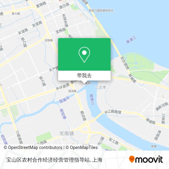 宝山区农村合作经济经营管理指导站地图