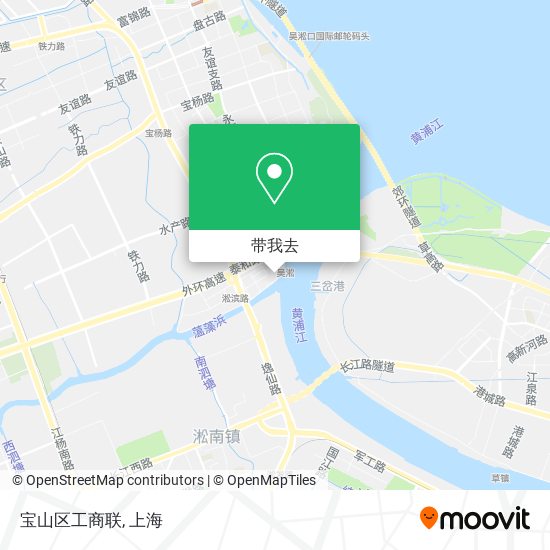 宝山区工商联地图