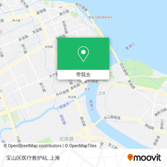 宝山区医疗救护站地图