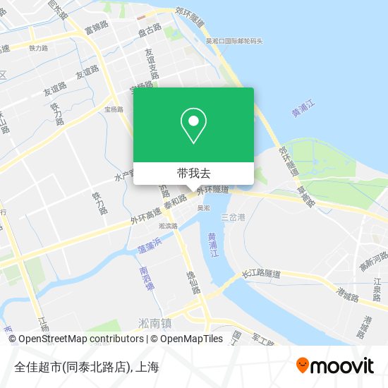 全佳超市(同泰北路店)地图