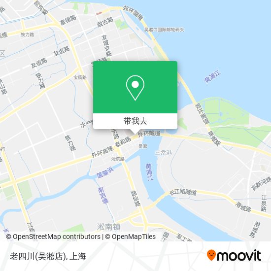 老四川(吴淞店)地图