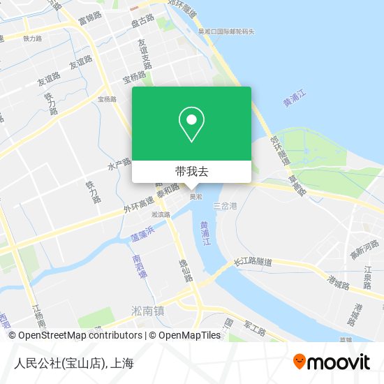 人民公社(宝山店)地图
