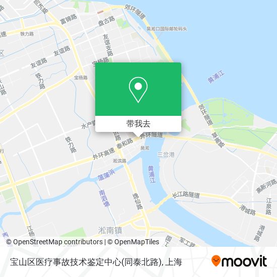 宝山区医疗事故技术鉴定中心(同泰北路)地图