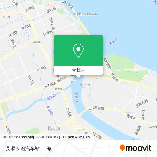吴淞长途汽车站地图