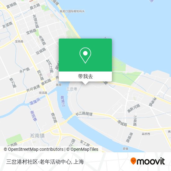 三岔港村社区-老年活动中心地图