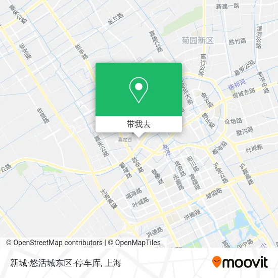 新城·悠活城东区-停车库地图