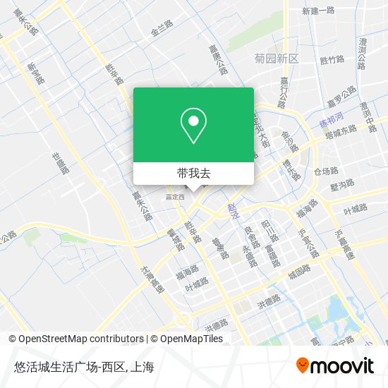 悠活城生活广场-西区地图