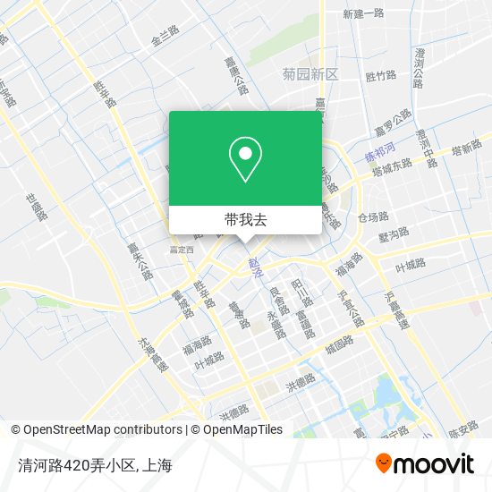 清河路420弄小区地图