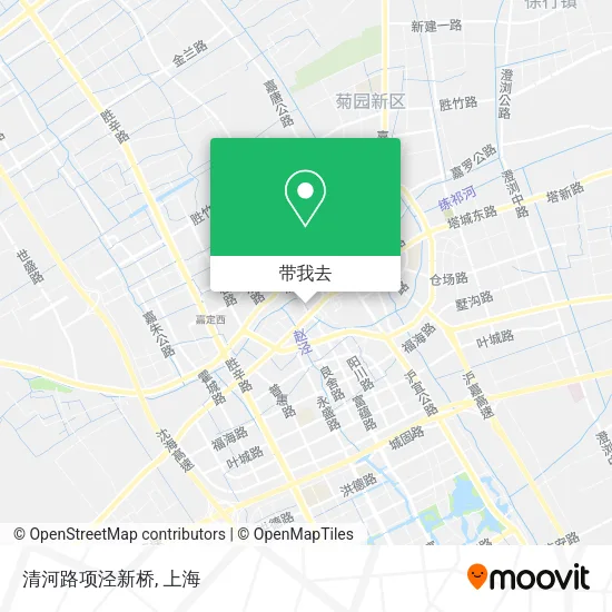 清河路项泾新桥地图