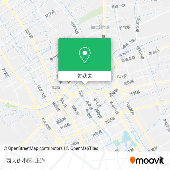 西大街小区地图