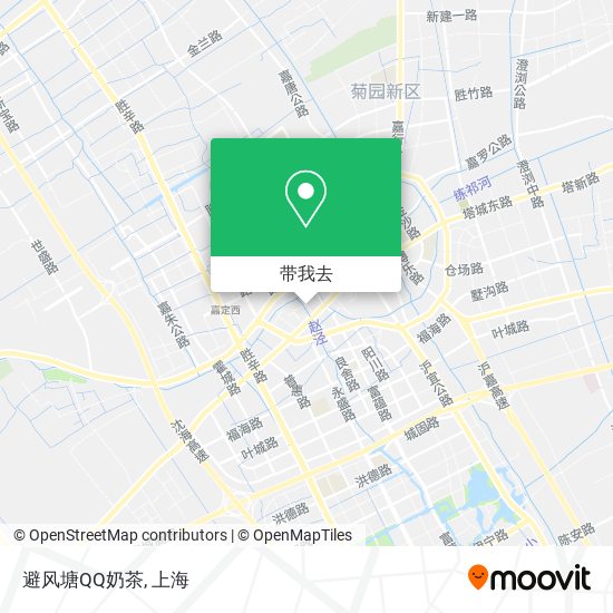 避风塘QQ奶茶地图