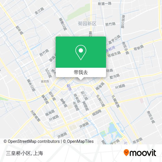 三皇桥小区地图
