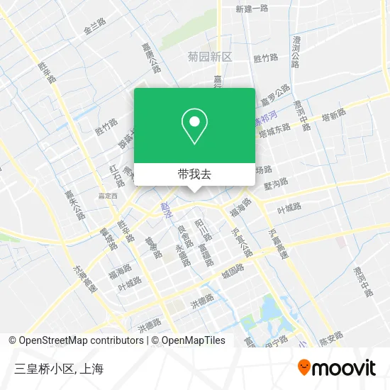 三皇桥小区地图