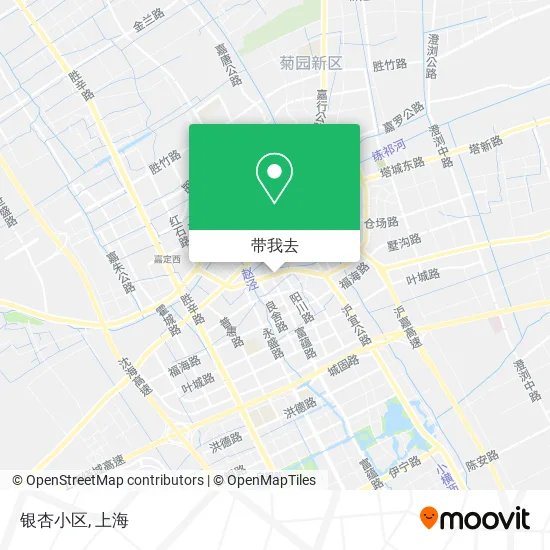 银杏小区地图