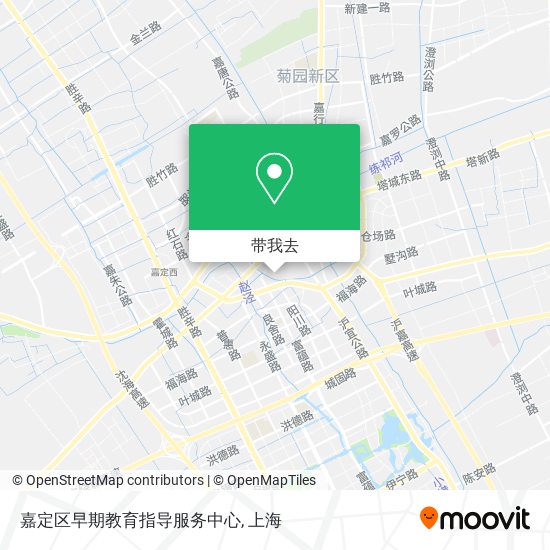 嘉定区早期教育指导服务中心地图