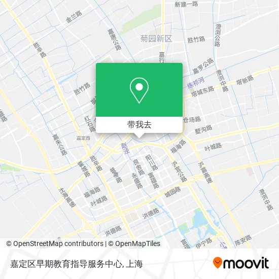 嘉定区早期教育指导服务中心地图