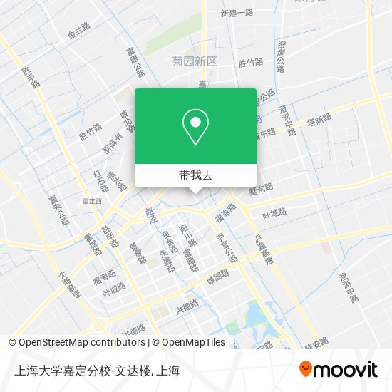上海大学嘉定分校-文达楼地图