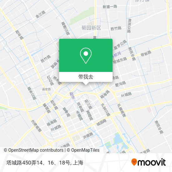 塔城路450弄14、16、18号地图
