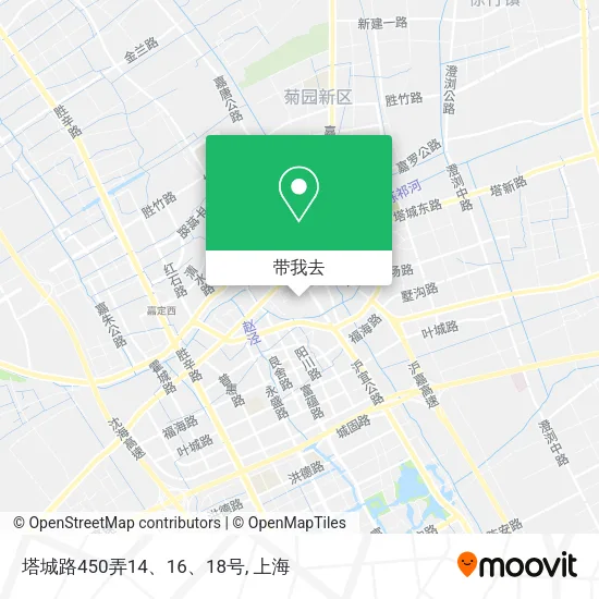 塔城路450弄14、16、18号地图