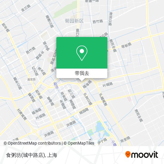 食粥坊(城中路店)地图