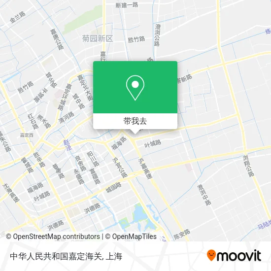 中华人民共和国嘉定海关地图