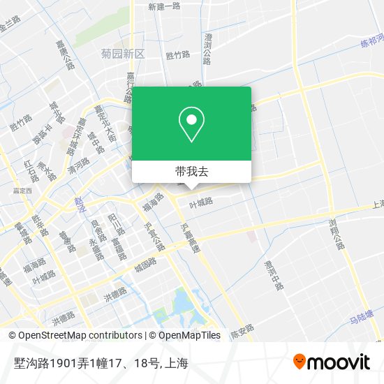 墅沟路1901弄1幢17、18号地图