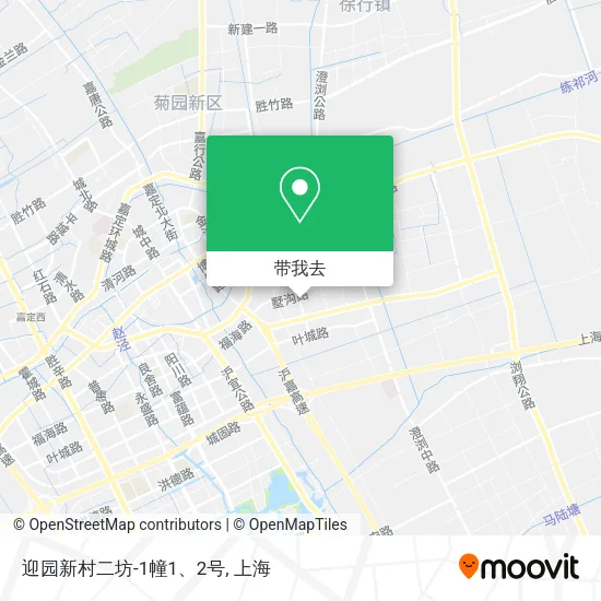 迎园新村二坊-1幢1、2号地图