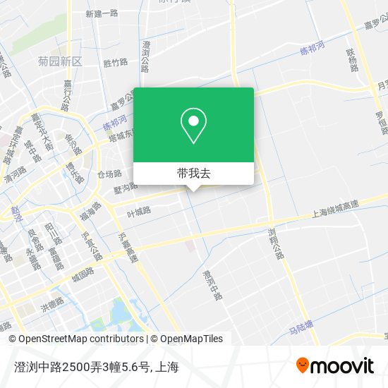 澄浏中路2500弄3幢5.6号地图