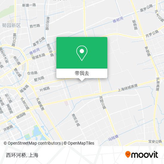 西环河桥地图
