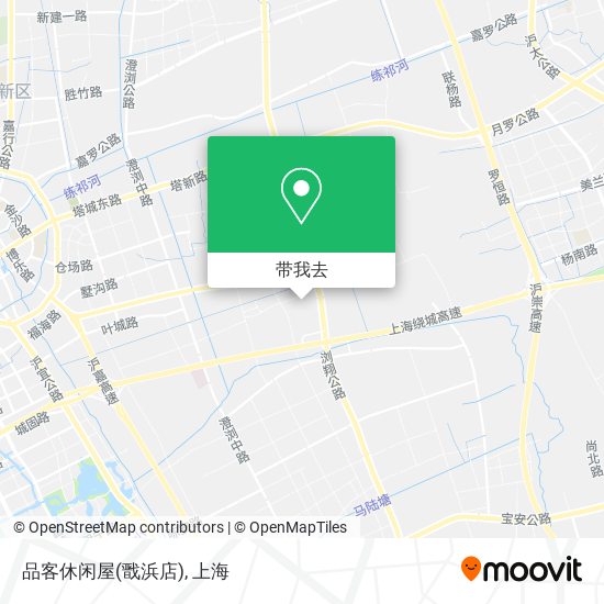 品客休闲屋(戬浜店)地图