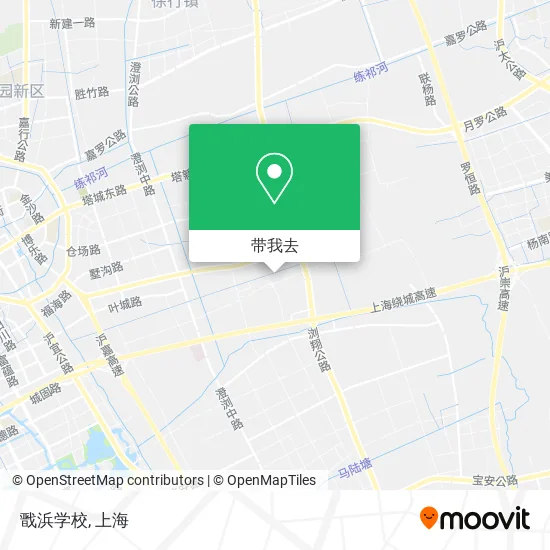 戬浜学校地图