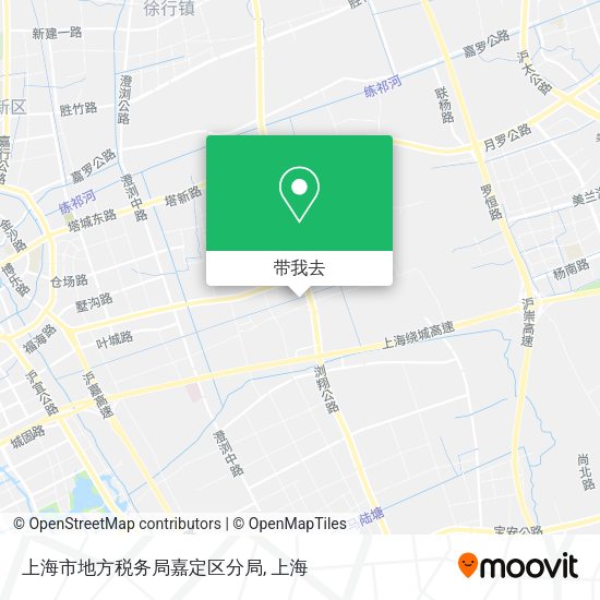 上海市地方税务局嘉定区分局地图