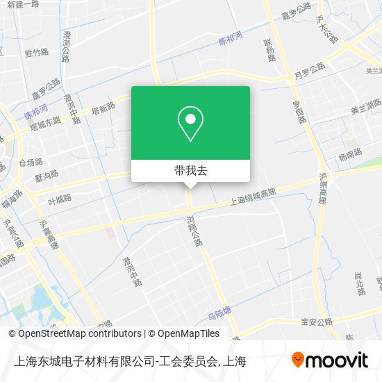 上海东城电子材料有限公司-工会委员会地图