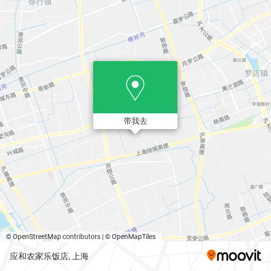 应和农家乐饭店地图