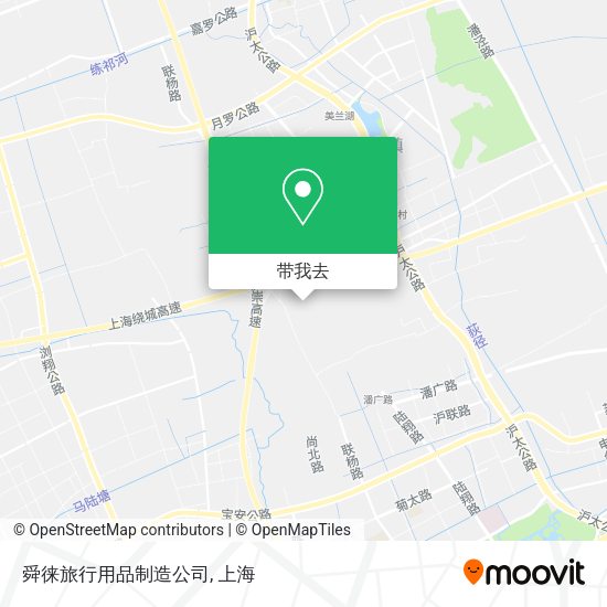 舜徕旅行用品制造公司地图