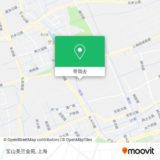 宝山美兰金苑地图