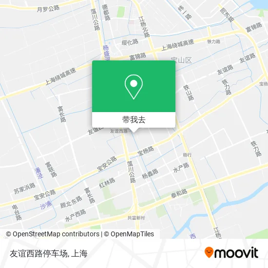 友谊西路停车场地图