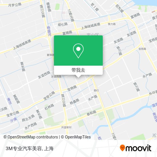 3M专业汽车美容地图