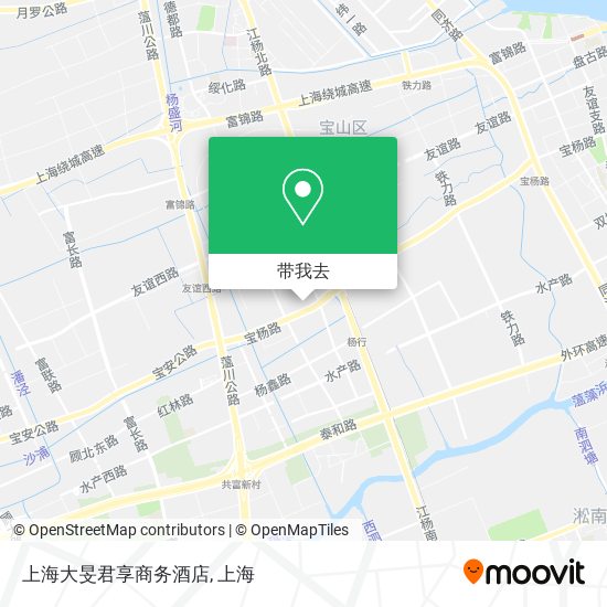 上海大旻君享商务酒店地图