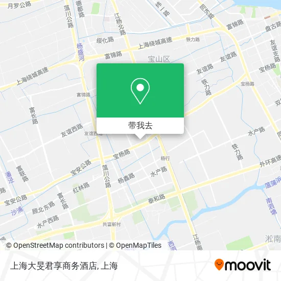 上海大旻君享商务酒店地图