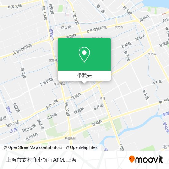 上海市农村商业银行ATM地图