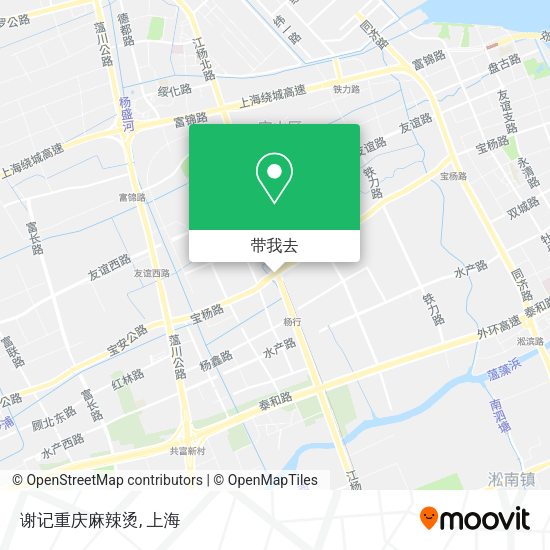 谢记重庆麻辣烫地图