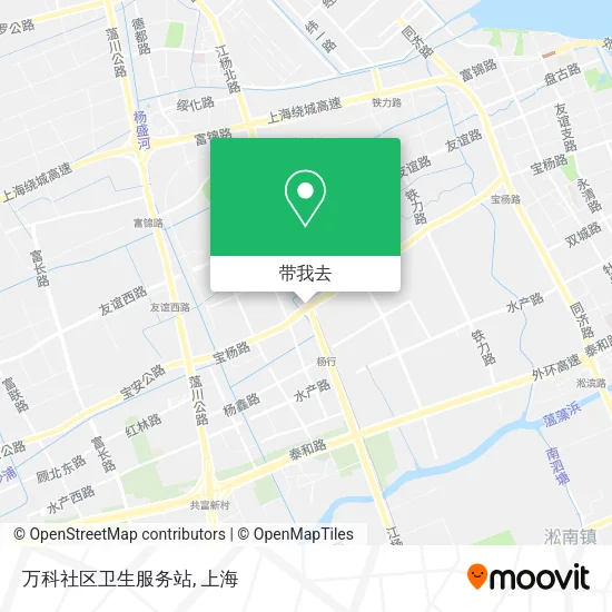 万科社区卫生服务站地图