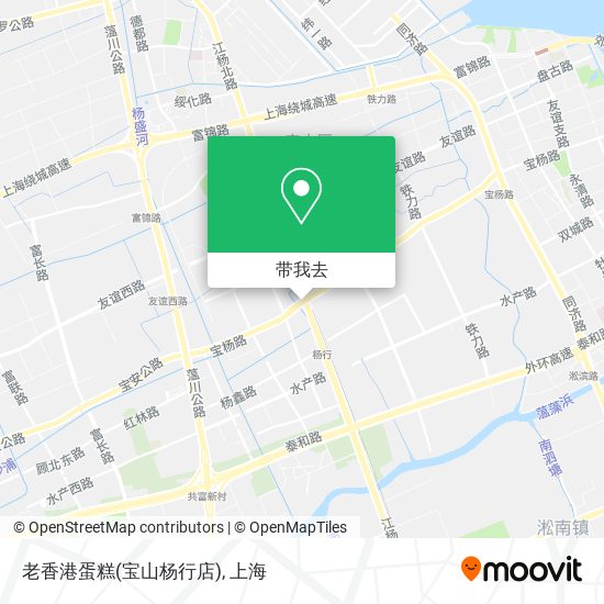 老香港蛋糕(宝山杨行店)地图