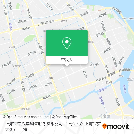 上海宝荣汽车销售服务有限公司（上汽大众-上海宝荣大众）地图