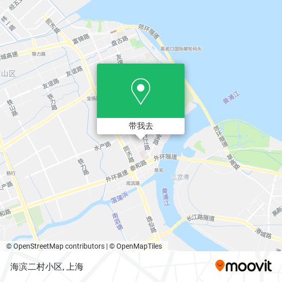 海滨二村小区地图