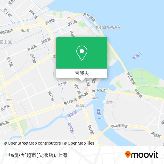 世纪联华超市(吴淞店)地图