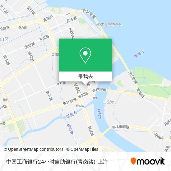 中国工商银行24小时自助银行(青岗路)地图