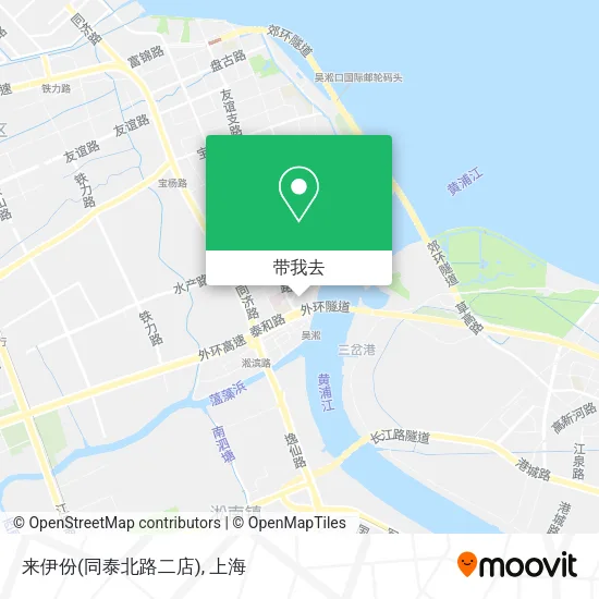 来伊份(同泰北路二店)地图