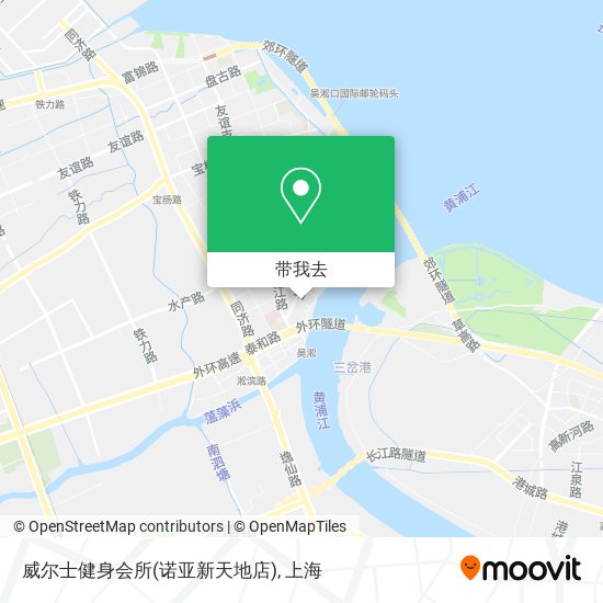 威尔士健身会所(诺亚新天地店)地图